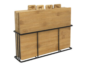 Bambus metal zestaw 4 desek na stojaku  Bamboo metal serie set 4 board with stand 24501539