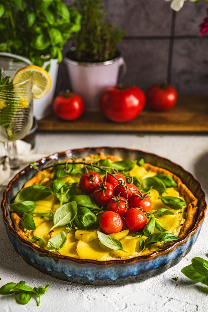 Ceramiczna linia OMBRES forma do pieczenia tarty OMBRES line tarta baking form 26 cm - obrazek 3