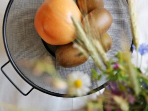 Stalowe sitko siatka cedzak 25 cm  Stainless steel strainer 25 cm 22092610 BLACK