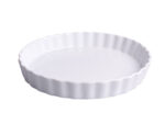Porcelanowa forma do tarty 25 cm na 3,5 cm  Porcelain round tarta cake form 25 cm 24302059