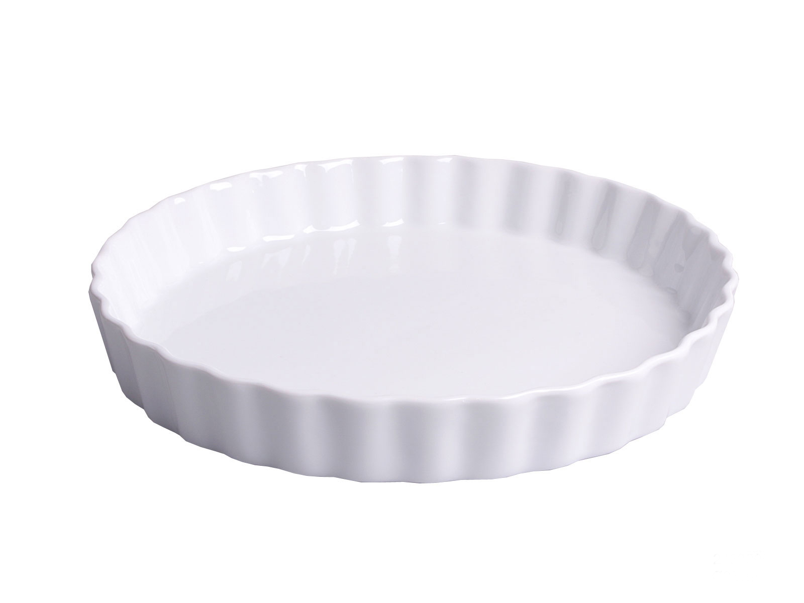 Porcelanowa forma do tarty 25 cm na 3,5 cm Porcelain round tarta cake form 25 cm 24302059