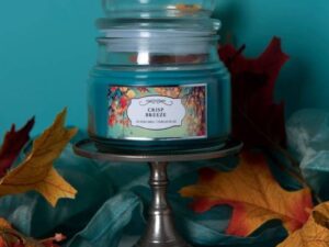 ŚWIECZKA zapachowa sojowa ŚWIEŻA 255g w szkle CANDLE Colonial 9 oz - Crisp Breeze