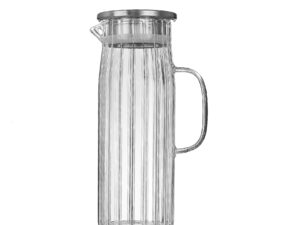 MPL LA BANDE dzbanek ze stalową pokrywką 1,2l MPL LA BANDE boro glass jug with steel lid 1,2 l