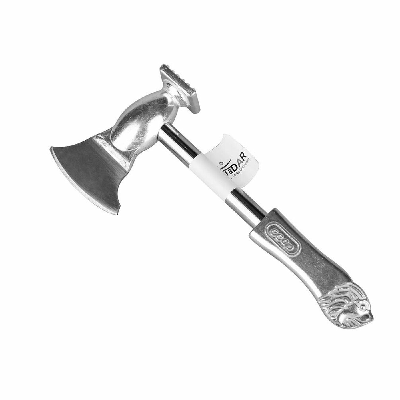 Aluminiowy młotek do mięc z siekierką Aluminium meet hammer with axe