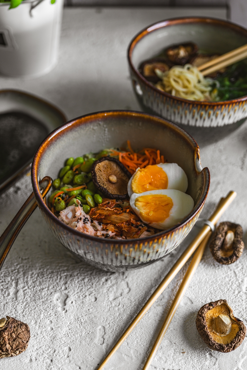 Ceramiczna linia OMBRES miska do makaronow ramenu OMBRES line noodle ramen bowl 700ml - obrazek 4