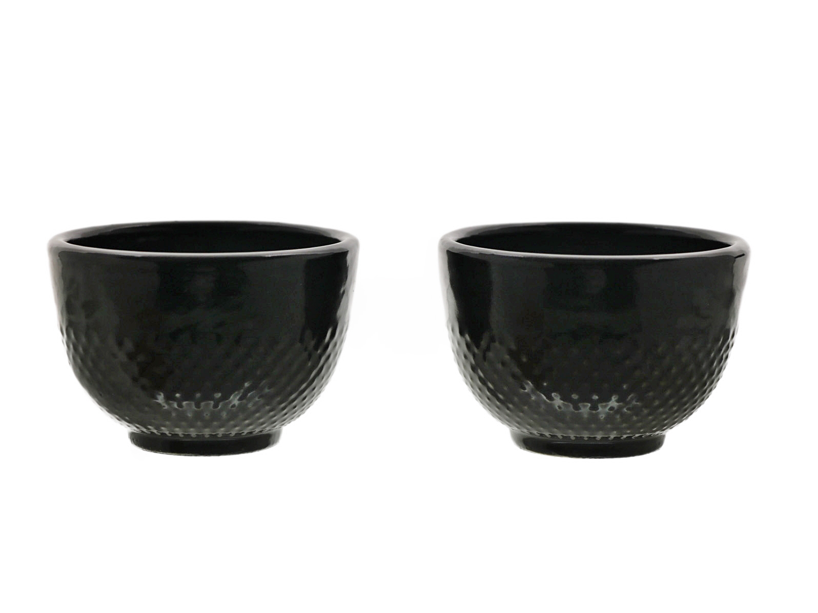 Żeliwne czarki do herbaty zestaw 2 sztuk 150 ml DB Cast iron japanese cups set of 2 pcs DOUBLE B SALE - obrazek 2