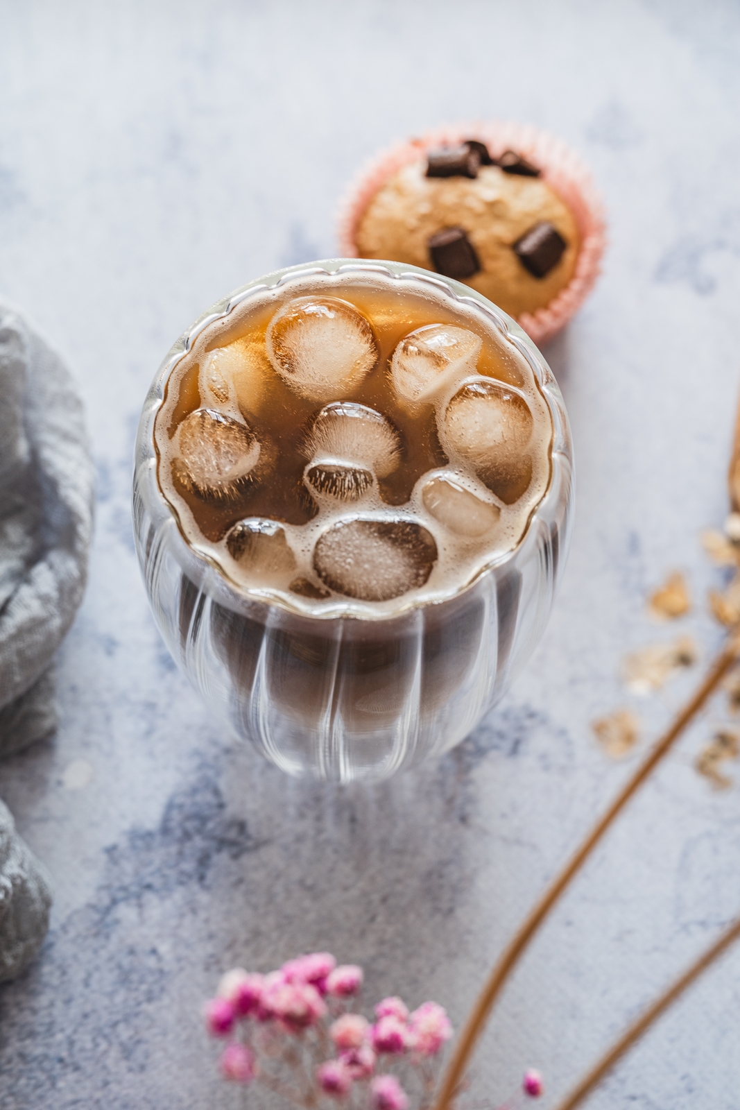 FLOWER szklanki z podwójnymi ściankami kpl 2 300ml FLOWER shape glass double wall set 2 pcs 27022159 - obrazek 4