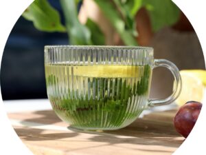 Szklany DUŻY kubkek JUMBO 450 ml RYFLE Glass mug 450 ml 1 pcs RIFFLES 27022237