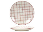 Ceramiczna linia BERRY RED talerz 26,5 cm Ceramic line BERRY RED plate 26,5 cm 23105804