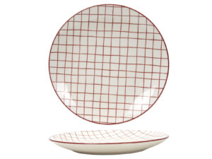 Ceramiczna linia BERRY RED talerz 26,5 cm Ceramic line BERRY RED plate 26,5 cm 23105804