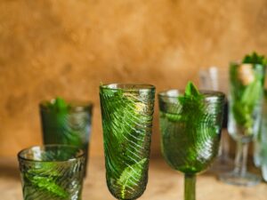 ARBRE kieliszek do szampana ZIELONY ARBRE champagne glass GREEN