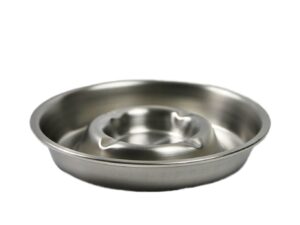Metalowa popielniczka stalowa DUŻA 16 cm  Metal ashtray chrome BIG 22090150 16 cm