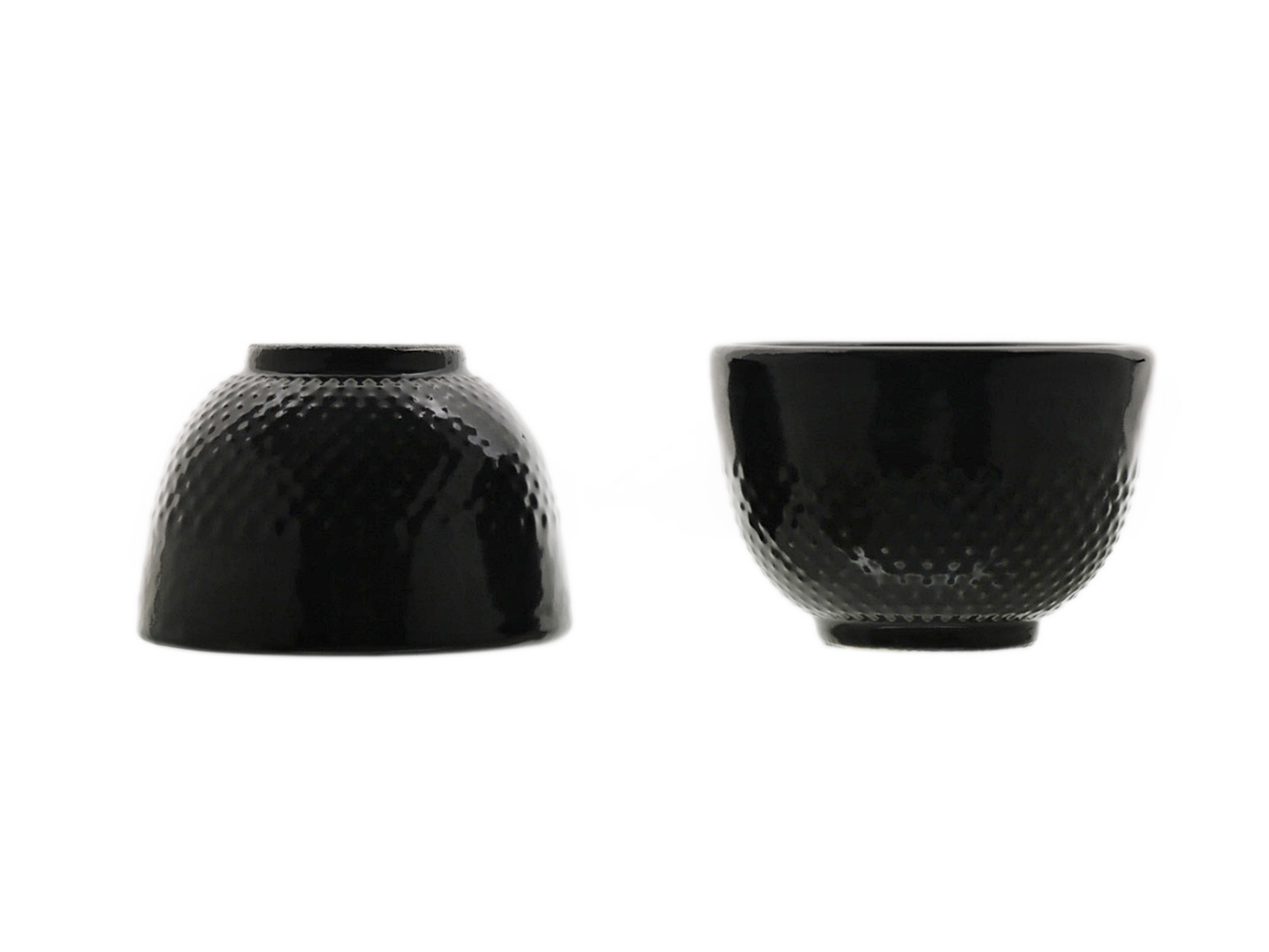 Żeliwne czarki do herbaty zestaw 2 sztuk 150 ml DB Cast iron japanese cups set of 2 pcs DOUBLE B SALE - obrazek 3