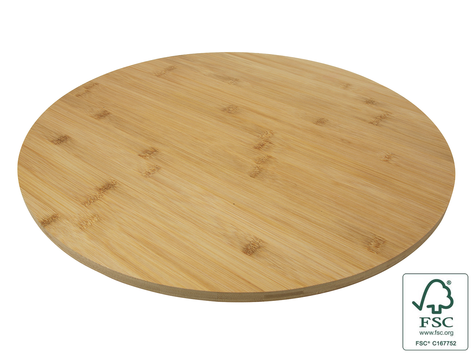 Bambusowa deska talerz 50 cm obrotowy 360 stopni Bamboo cutting board 50 cm BIG rotate 360 24500741 - obrazek 4