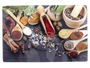 Deska kuchenna szklana 20x30 z PODKLEJONYM wzorem Glass cutting board 20x30 - DESIGN 23490770