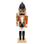 Deco figurka dziadek do orzechów XXL 45 cm KRÓL Wooden Nutcracker natural XXL 45 cm KING