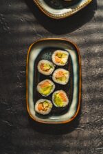 Ceramiczna linia OMBRES polmisek prostokatny 19 cm OMBRES line rectangular dish 19 cm