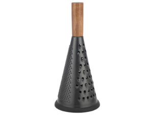 TARKA kuchenna stalowa z AKACJOWĄ RĄCZKĄ  Kitchen grater ACACIA handle black 22273620