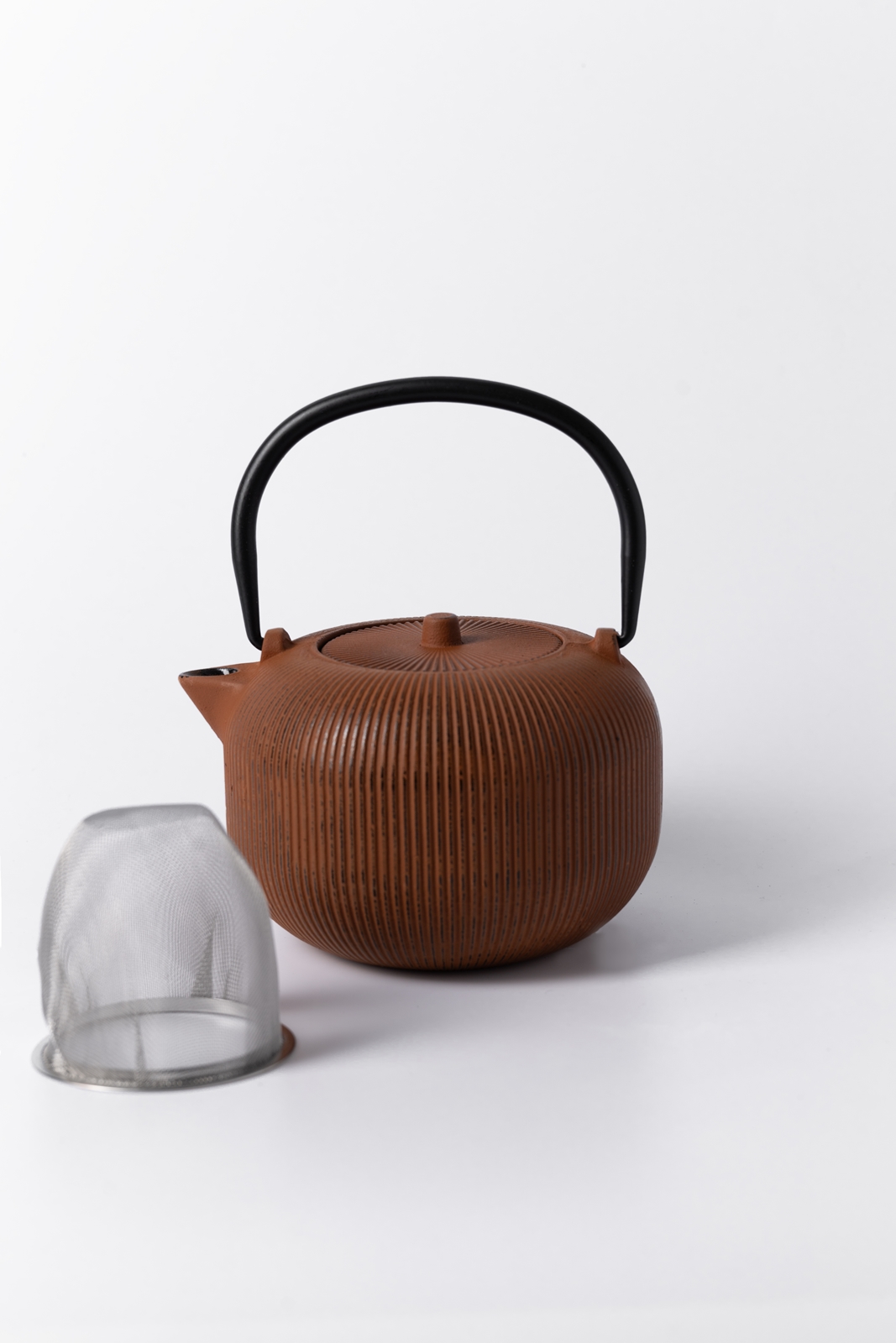 Żeliwny dzbanek 1L SEBASTIANO rdzawy Cast Iron Teapot 1L SEBASTIANO rusty - obrazek 4