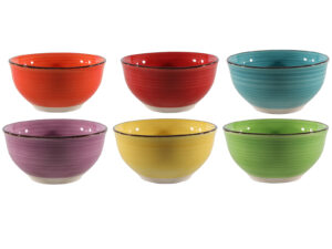 Ceramiczna linia RAINBOW - miska 12 cm mix kolorów Ceramic RAINBOW line BOWL 12 cm mix col 24326734