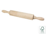 Drewniany wałek do ciasta 41 x 5 cm bez wzorów Wooden DOUGH 41x5 cm rolling pin 24502520