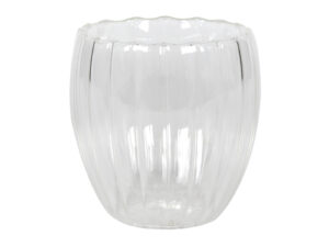 FLOWER szklanki z podwójnymi ściankami kpl 2 250ml FLOWER shape glass double wall set 2 pcs 27022156