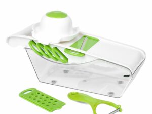 Gadget vegetable slicer with container Gadget vegetable slicer with container