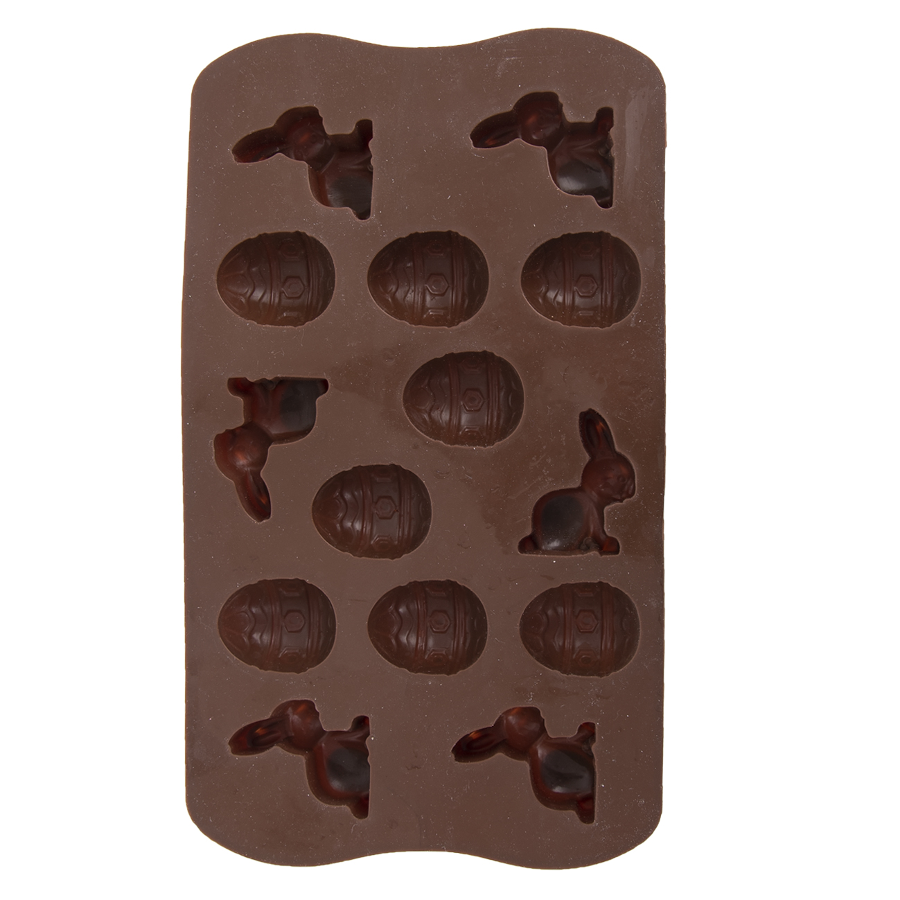 Silikonowa forma dubajskich czekolad Królik i Jajo Silicone form DUBAI choco Bunny Egg 151748 - obrazek 2