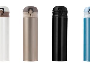 Kubek termiczny ze stali CLICK mix 4 kolory 450 ml Thermal mug stainless steel CLICK 4 col mix 450ml