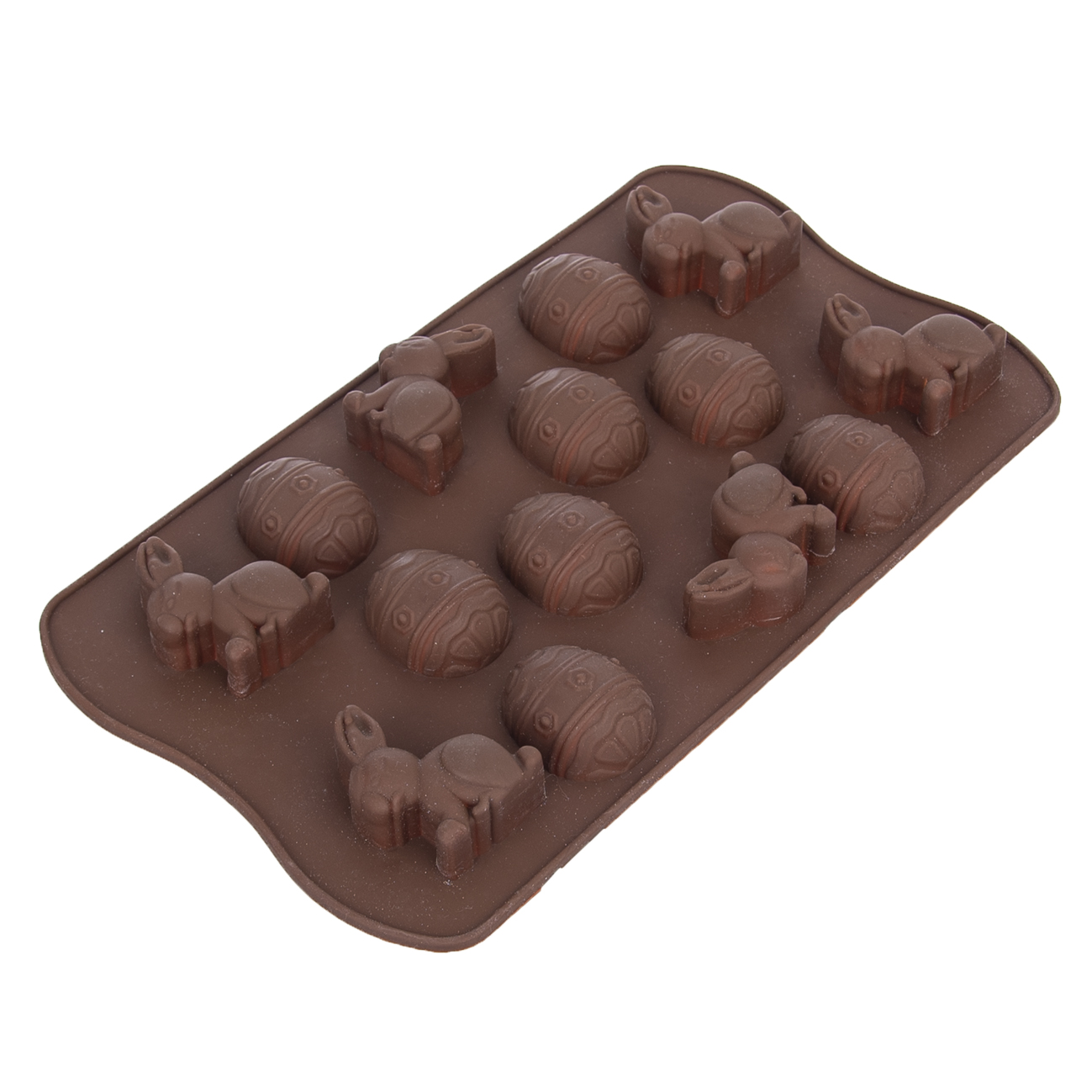 Silikonowa forma dubajskich czekolad Królik i Jajo Silicone form DUBAI choco Bunny Egg 151748 - obrazek 3