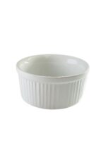 Ceramiczna linia OMBRES B creme brulle 10 cm OMBRES WHITE line creme brulle bowl 10 cm