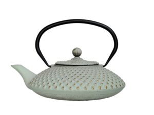 Żeliwny dzbanek zaparzacz 1,25L GIFT ONE miętowy Cast iron japanese teapot 1,25L GIFT ONE MINT