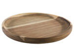 Akacjowa seria półmisek talerz okrągły 24x2 cm ACACIA serie tray plate o24x2 cm 24501814