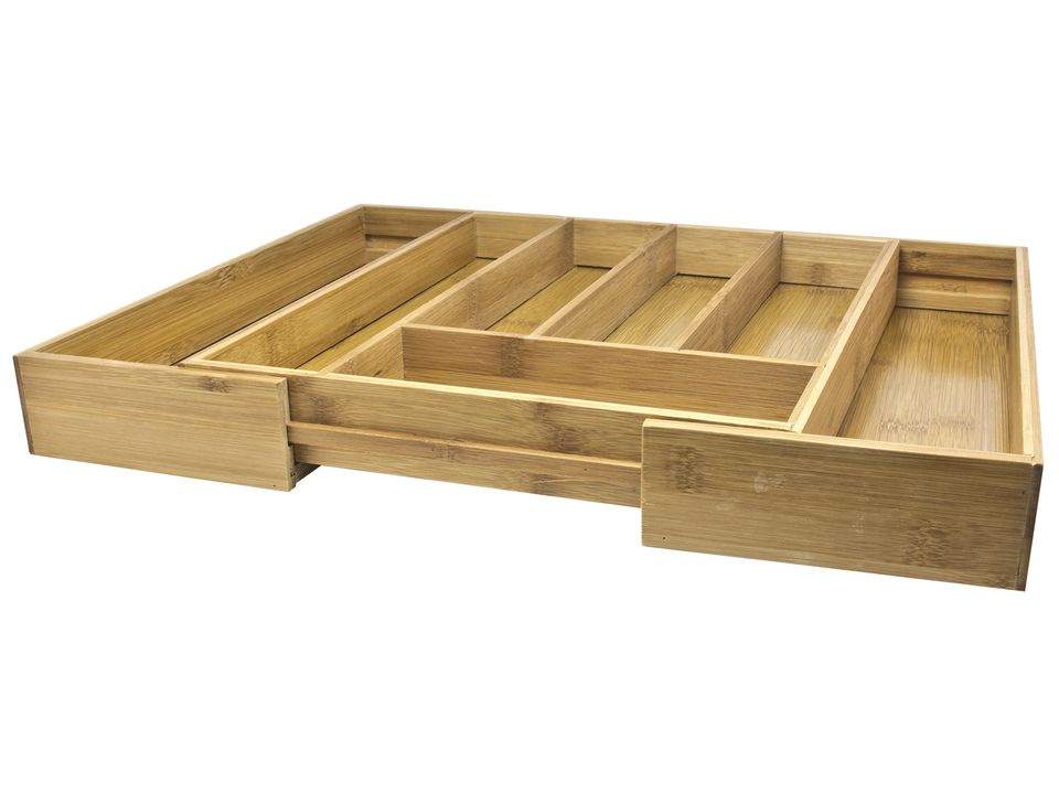 NATURAL Bambus wkład do szuflady 23492172 Bamboo cuttlery tray change size 23492172 STANDARD