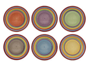 Ceramiczna linia MEXICO- talerz głęboki 21 cm mix  Ceramic MEXICO line SOUP PLATE mix 24326536