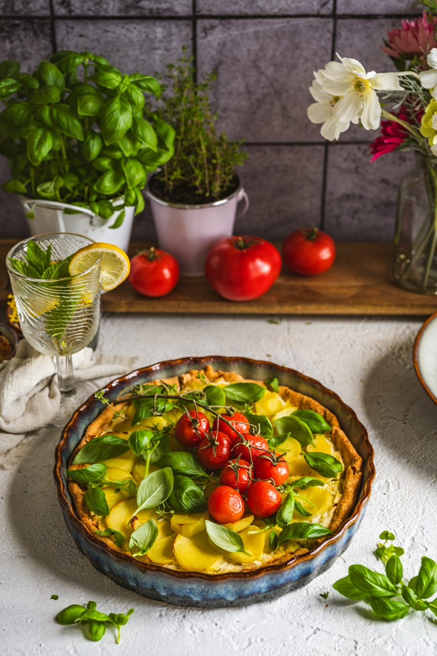 Ceramiczna linia OMBRES forma do pieczenia tarty OMBRES line tarta baking form 26 cm