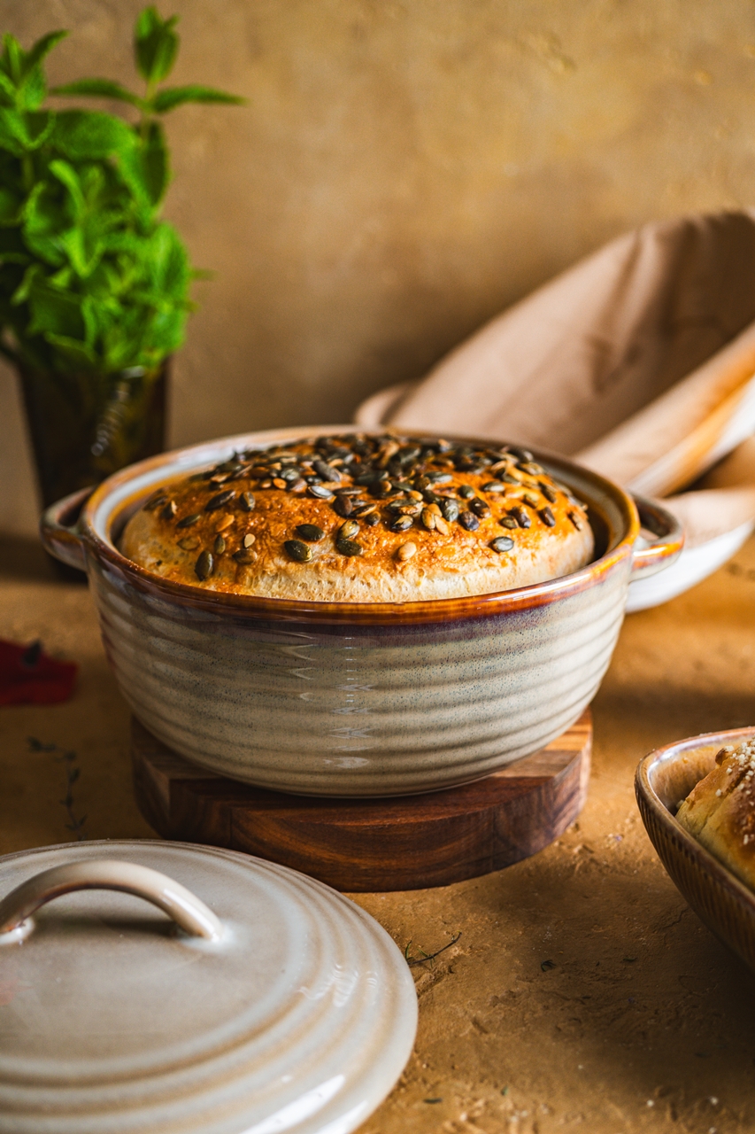 Ceramiczna linia OMBRES INSTA okrągła micha waza OMBRES INSTA line round caserolle vase - obrazek 2