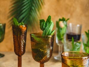 ARBRE kieliszek do wina BROWN ARBRE wine glass BROWN