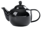 Bisette CZARNY ceramiczny dzbanek zaparzacz z filt Bisette BLACK ceramic TEAPOT with steel filter