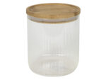 Glass jar with RIFFLE o11,5 x 13  cm 23467409 Glass jar with RIFFLE o11,5 x 13 cm 23467409