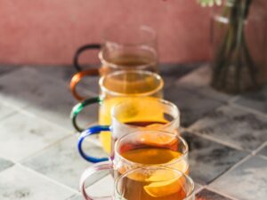 MPL Borosilikatowa szklanki 6 szt Color HANDY MIX  MPL Borosilicate glass Color Line MIX OF 6 SET