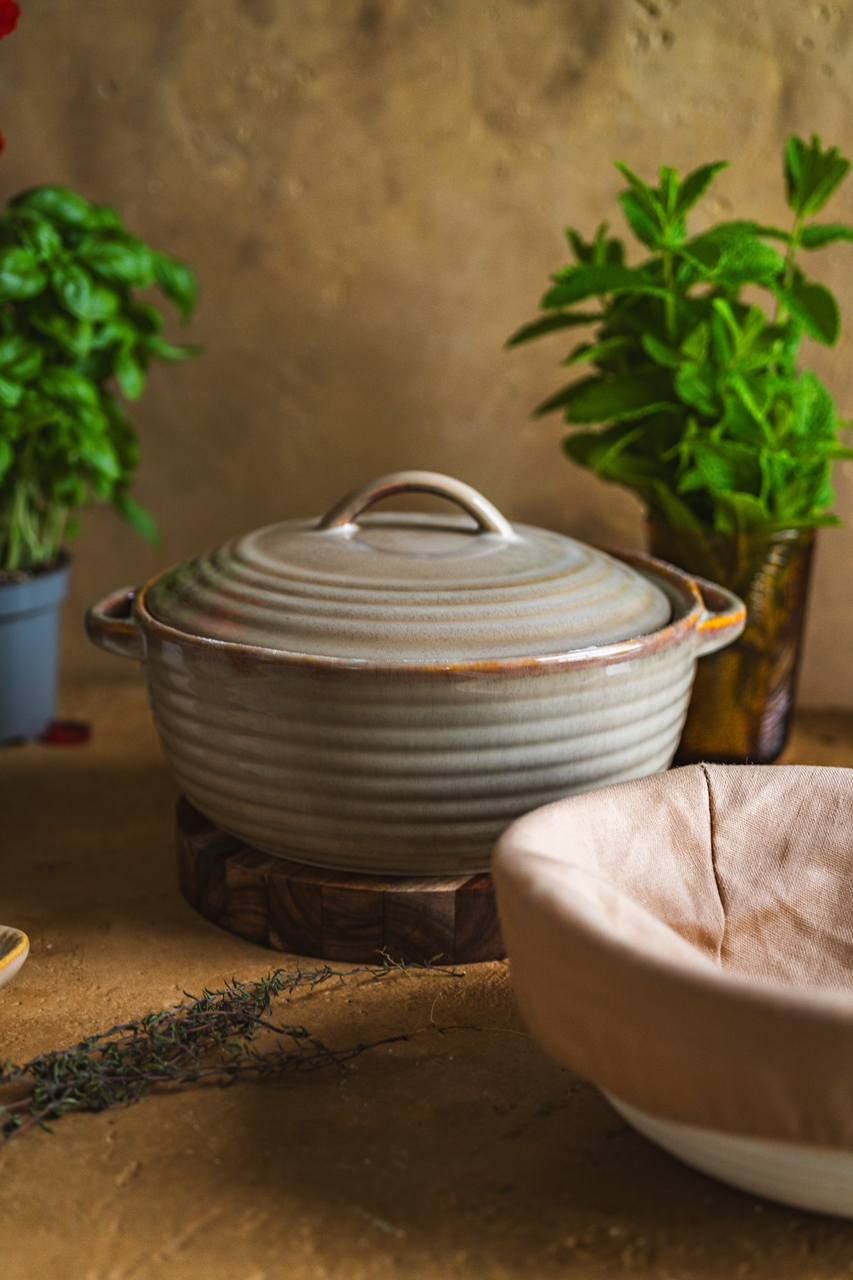 Ceramiczna linia OMBRES INSTA okrągła micha waza OMBRES INSTA line round caserolle vase