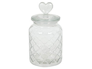 Glass jar heart lid 20 x 10 cm 23468053 Glass jar heart lid 20 x 10 cm 23468053