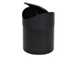 Stalowy pojemnik kosz MINI CZARNY stołowy łazienko Stainless steel table bin MINI BLACK 23464296