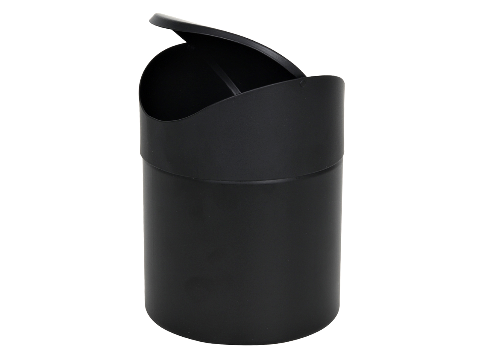 Stalowy pojemnik kosz MINI CZARNY stołowy łazienko Stainless steel table bin MINI BLACK 23464296