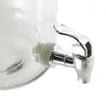 PARTY Kranik + uszczelka do słoja SREBRNY PARTY TAP with rubber plastic SILVER 23468316