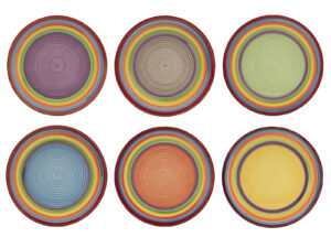 Ceramiczna linia MEXICO - talerz 27 cm mix KOLORÓW Ceramic MEXICO line PLATE 27cm mix 24326505