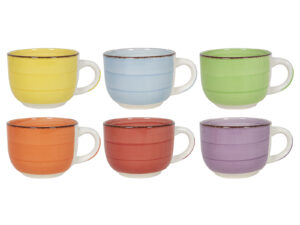 Ceramiczna linia RAINBOW - kubek 475 ml mix kolor Ceramic RAINBOW line JUMBO MUG 475 ml mix 24326728