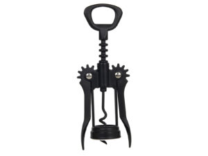 Stalowy korkociąk do wina CZARNY Steel corkscrew BLACK 22181206