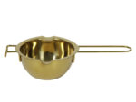 Stalowy tygielek do topienia czekolady ZŁOTA 12 cm Stainless steel melting pan gold 12 cm 22092744